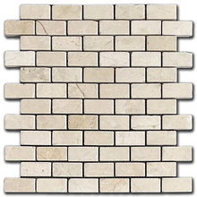 Мрамор мозайка Крема Марфил Брик 2,5х5 см антикиран