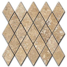 Травертин мозайка Сансет Лара 5х5 см изчеткан
