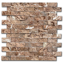 Мрамор мозайка глиц Роуз 2,5х5 см