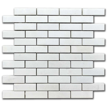 Мрамор мозайка Тасос Брик 2,5х7,5 см полиран