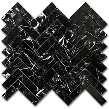 Мрамор мозайка Торос Херингбон 2,3х7,5 см полиран