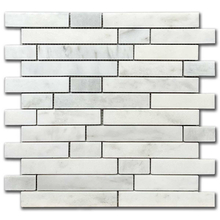 Мрамор мозайка Серак Линеа 30,5х30,5 см шлайфан