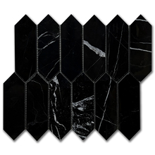 Мрамор мозайка Торос Пикът 5х15 см полиран