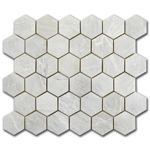 Мрамор мозайка Айсберг Хексагон 5х5 см полиран