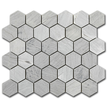 Мрамор мозайка Лаис Хексагон 5х5 см полиран