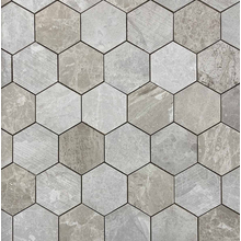 Мрамор мозайка Еге Беж Хексагон 10х10 см мултифиниш
