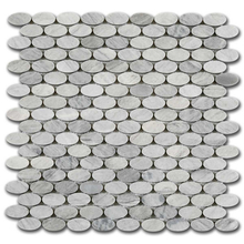 Мрамор мозайка Лаис Елипс 30х30 см полиран