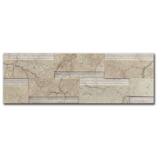 Мрамор мозайка Беж Лайндроу 14х42 см полиран