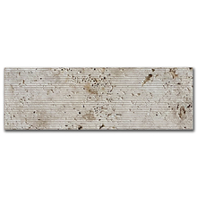 Травертин Айвори Линеа 10х28 см изчеткан