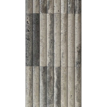 Травертин Силвър Рем Раунд Лайн 10х30 см изчеткан