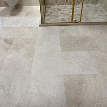 Травертин Айвори 30,5х61 см шлайфан и Запълнен