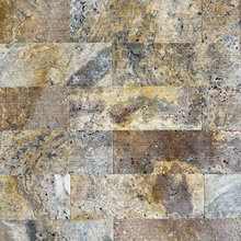 Травертин Скабас Линеа 10х28 см изчеткан