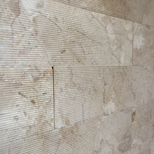 Мрамор Беж Линеа 10х28 см изчеткан