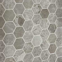 Мрамор мозайка Еге Беж Хексагон 5х5 см шлайфан