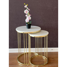 Маса от мрамор CS02 голд / к-т