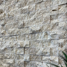 Травертин за стена - Айвори глиц 5х10 см