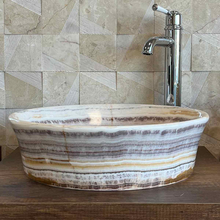 Мивка от мрамор Оникс