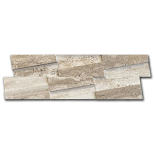 Травертин мозайка Айвори Монар 15х45 см шлайфан