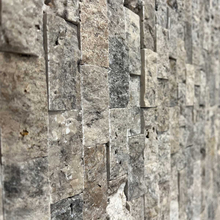 Травертин за стена - Силвър глиц 2,5х5 см