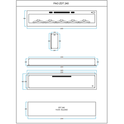 Електрическа камина ZDT 240 7