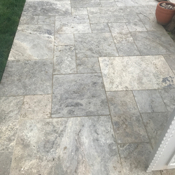 Травертин за под - Силвър френски модул травертин 1