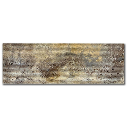 Травертин Скабас Линеа 10х28 см изчеткан 2