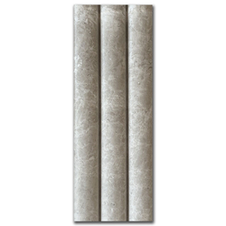 Мрамор Еге Беж Раунд Лайн 10х30 см изчеткан 1