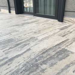 Травертин Силвър Рем 30х60 см шлайфан 1