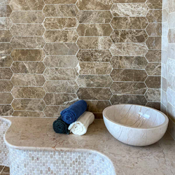 Мрамор за баня - Беж и Емперадор 2