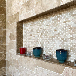 Мрамор за баня - Беж и Емперадор 3