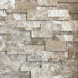 Мрамор мозайка Емперадор Еспас 15х45 см изчеткан 3