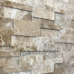 Мрамор мозайка Емперадор Еспас 15х45 см изчеткан 1