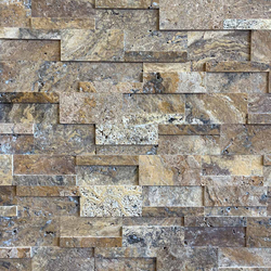 Травертин мозайка Скабас Еспас 15х45 см изчеткан 3