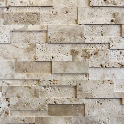 Травертин мозайка Айвори Еспас 15х45 см изчеткан 2