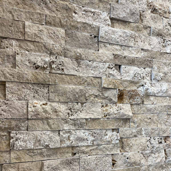 Травертин мозайка глиц Айвори Леджстон 15х30,5 см 1