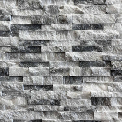 Мрамор мозайка глиц Айс Леджстон 15х30,5 см 2