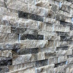 Мрамор мозайка глиц Айс Леджстон 15х30,5 см 1