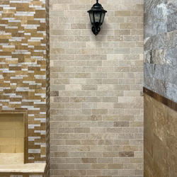 Травертин Айвори 7,5х20,3 см антикиран 2