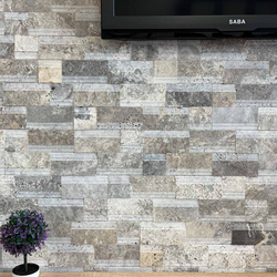 Травертин за стена - Силвър Лайндроу 14х42 см 5