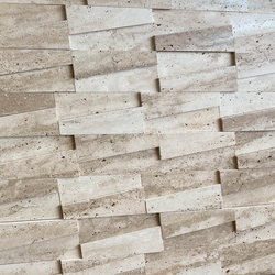 Травертин мозайка Айвори Монар 15х45 см шлайфан 4