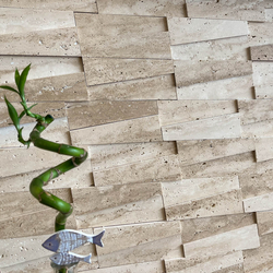 Травертин за стена - Айвори Монар 15х45 см 6