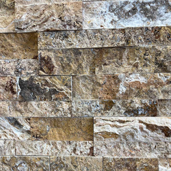 Травертин мозайка глиц Скабас Леджстон 15х30,5 см 3