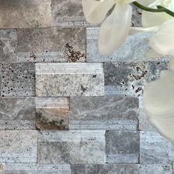 Травертин за стена - Силвър Лайндроу 14х42 см 8