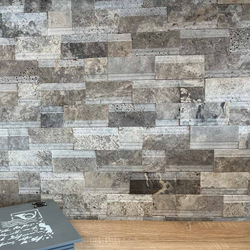 Травертин за стена - Силвър Лайндроу 14х42 см 9