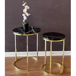 Маса от мрамор CS01 голд / к-т 1