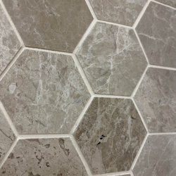Мрамор мозайка Еге Беж Хексагон 5х5 см шлайфан 5