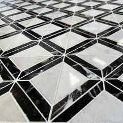 Мрамор мозайка Айсберг и Торос Илузион 31х31 см полиран 2