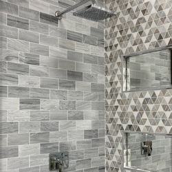 Мрамор за баня - Солто и Палисандро микс Триенгъл 1