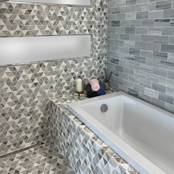 Мрамор за баня - Солто и Палисандро микс Триенгъл 3