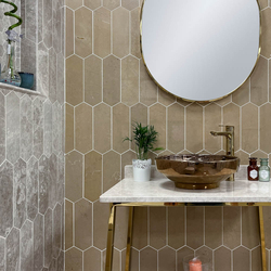 Мивка с плот от мрамор Еге Беж CR1 голд 4